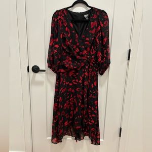 New DKNY Faux wrap dress without tags